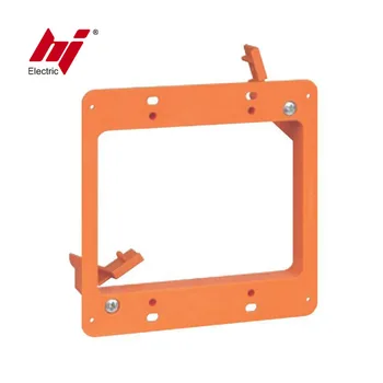 2 Gang Dual Gang Plastic Low Voltage Mounting Bracket for Wall Face Plate