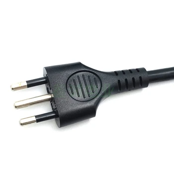 Brazilian three-plug to C13 cable Computer printer cable Pure copper Brazilian gauge AC plug wire custom