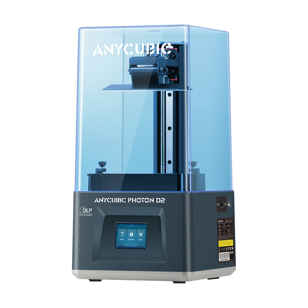 ANYCUBIC 2022 Photon D2 профессиональная Точная 3d печать полимер Dlp 3d принтер для стоматологических ювелирных изделий