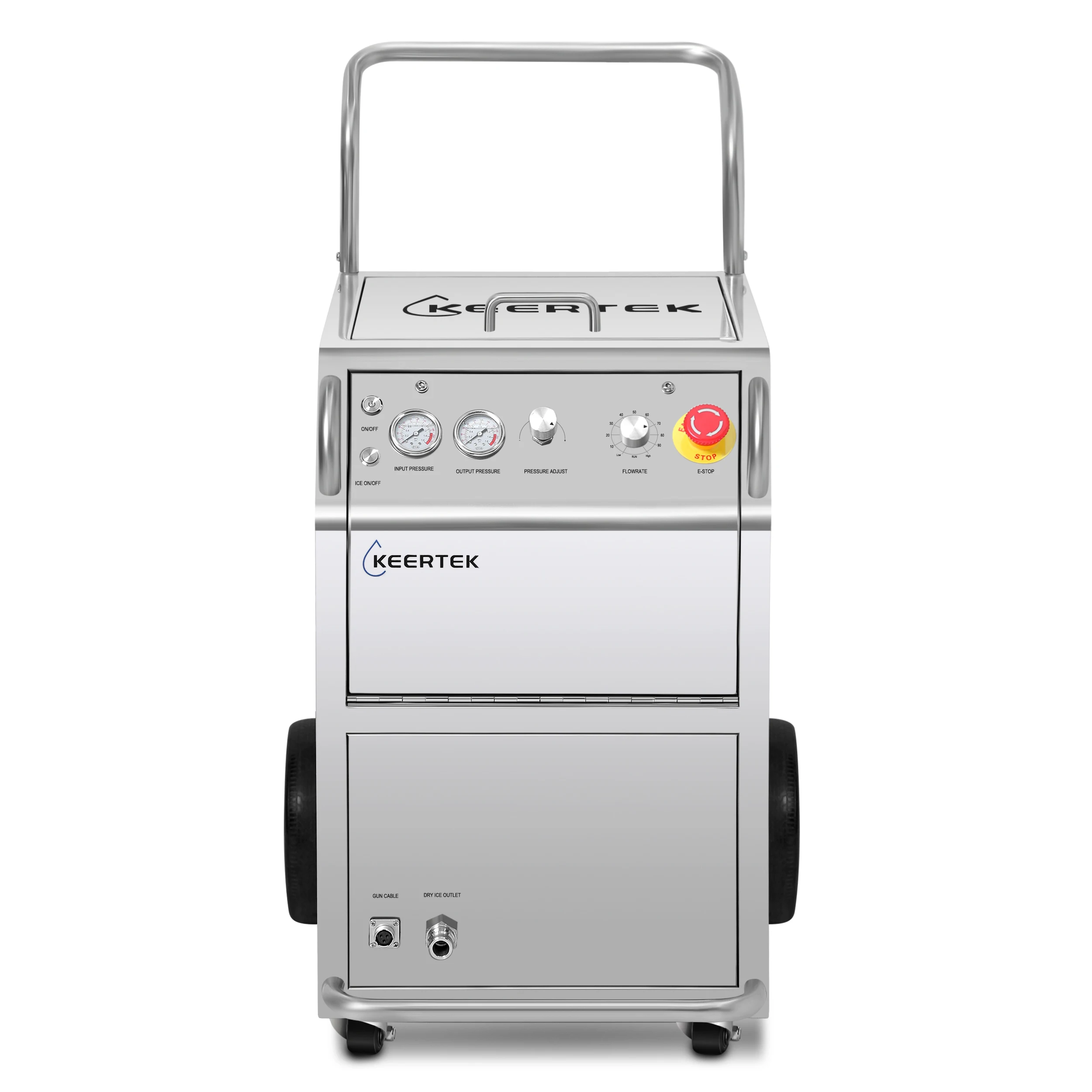Dry Ice Spray Washing Machine ICE-JET Series Automotive, Mold Industry Dry Ice Blasting Machine for Sale