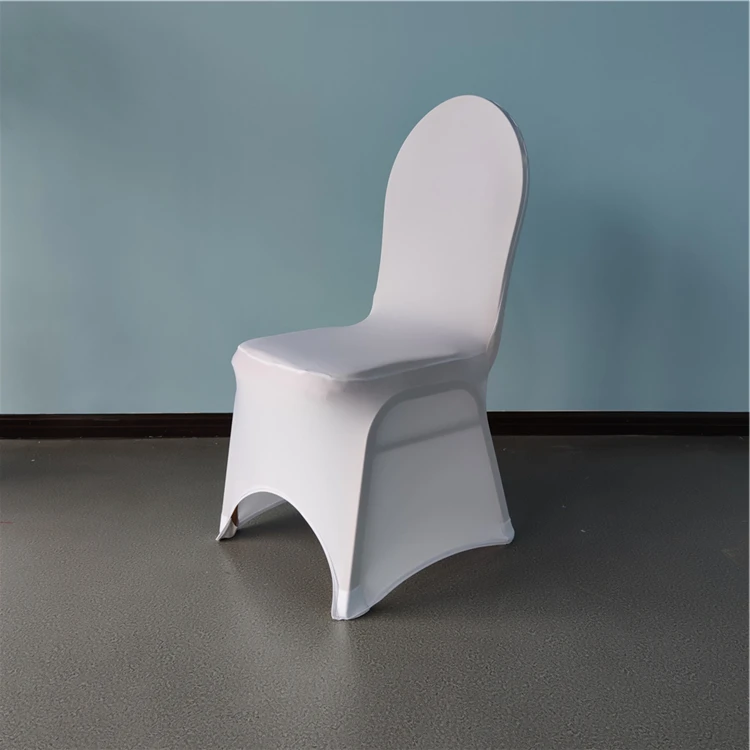 Оптовая Продажа Универсальный Белый стрейч спандекс банкет свадебные стулья чехлы для