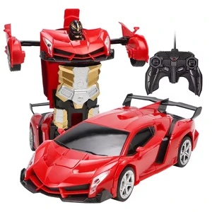 EPT Transform RC Car Robot Radio Remote Control Robot Deformation One Click Deformation 1:18 Scale Transform Remote Control Car