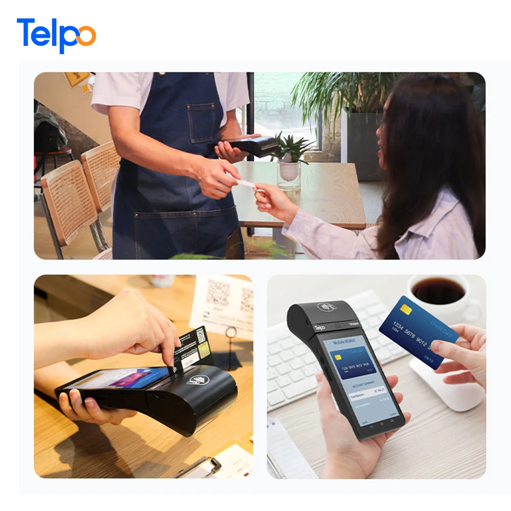 Smart Touch Screen Android Mobile POS Terminals Small Business EFTPOS Machine with Chip Card Reader