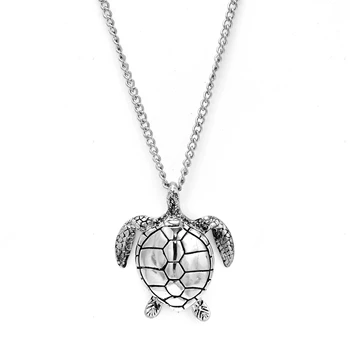 Vintage Style 3D Pendant For Men Necklaces Lion Turtle Arrow Earth Pendants Necklace Jewelry Gothic Jewellery