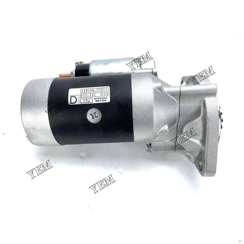 3TNV88 Starter Motor 129136-77011 for Yanmar