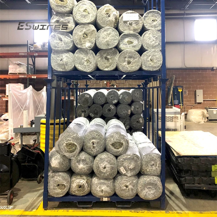 Warehouse Heavy Duty Foldable Transport Fabric Roll Carpet Stack Rack