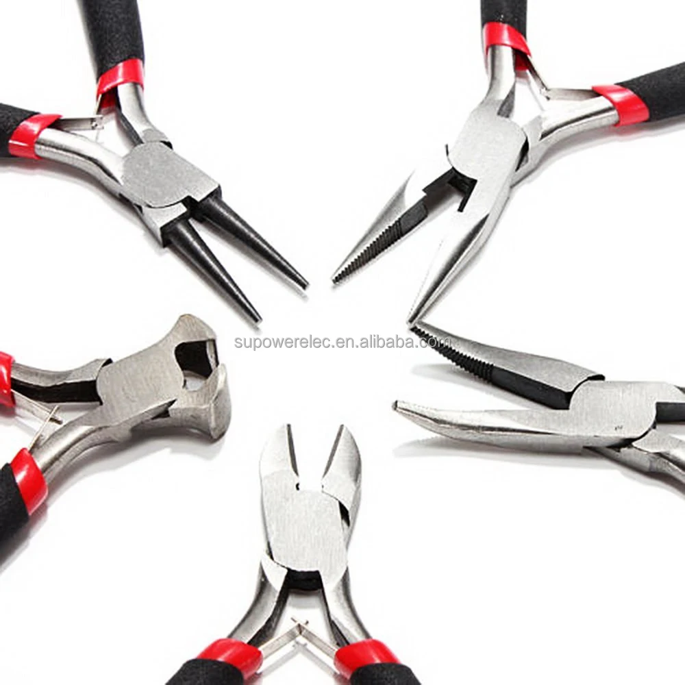 5 Packs Jewelry Pliers Set, Jewelry Making Tools with Needle Nose  Pliers/Round