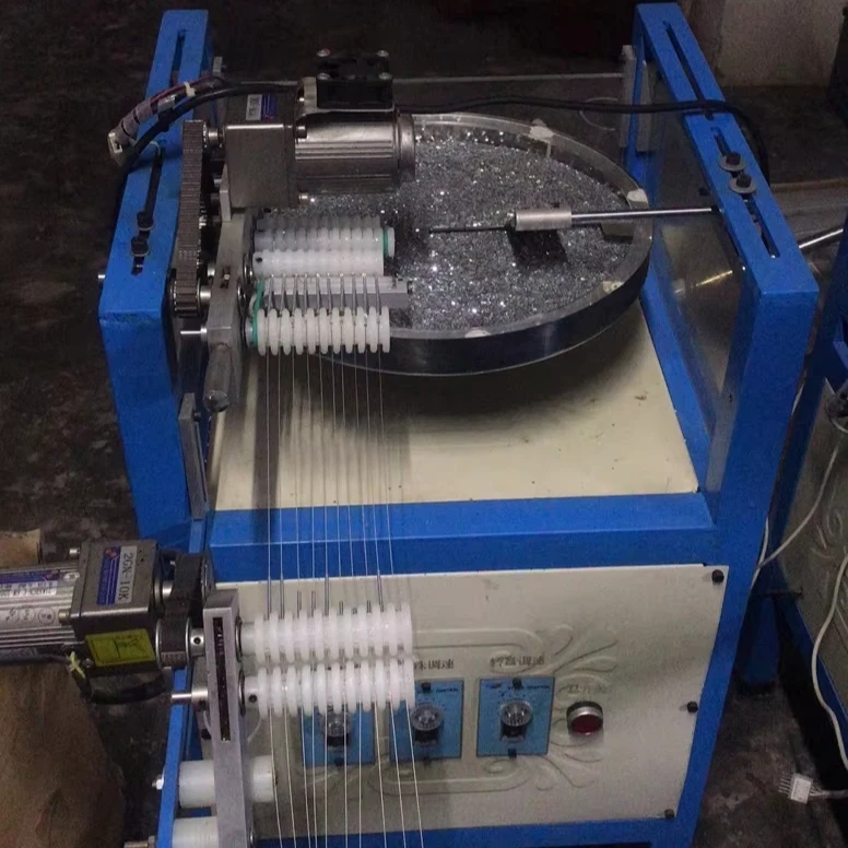 1mm-6mm Loose Sequin Thread Making Machine Fancy Yarn Making Machine Sequins Sequence String Machine