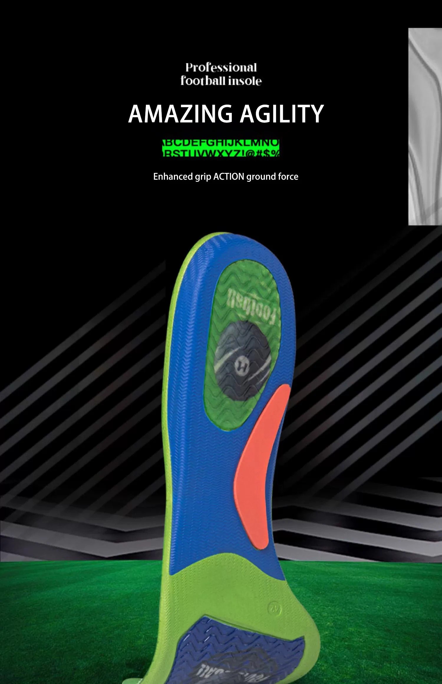 Custom Football Shoe Insoles Shock Absorbing Wholesale