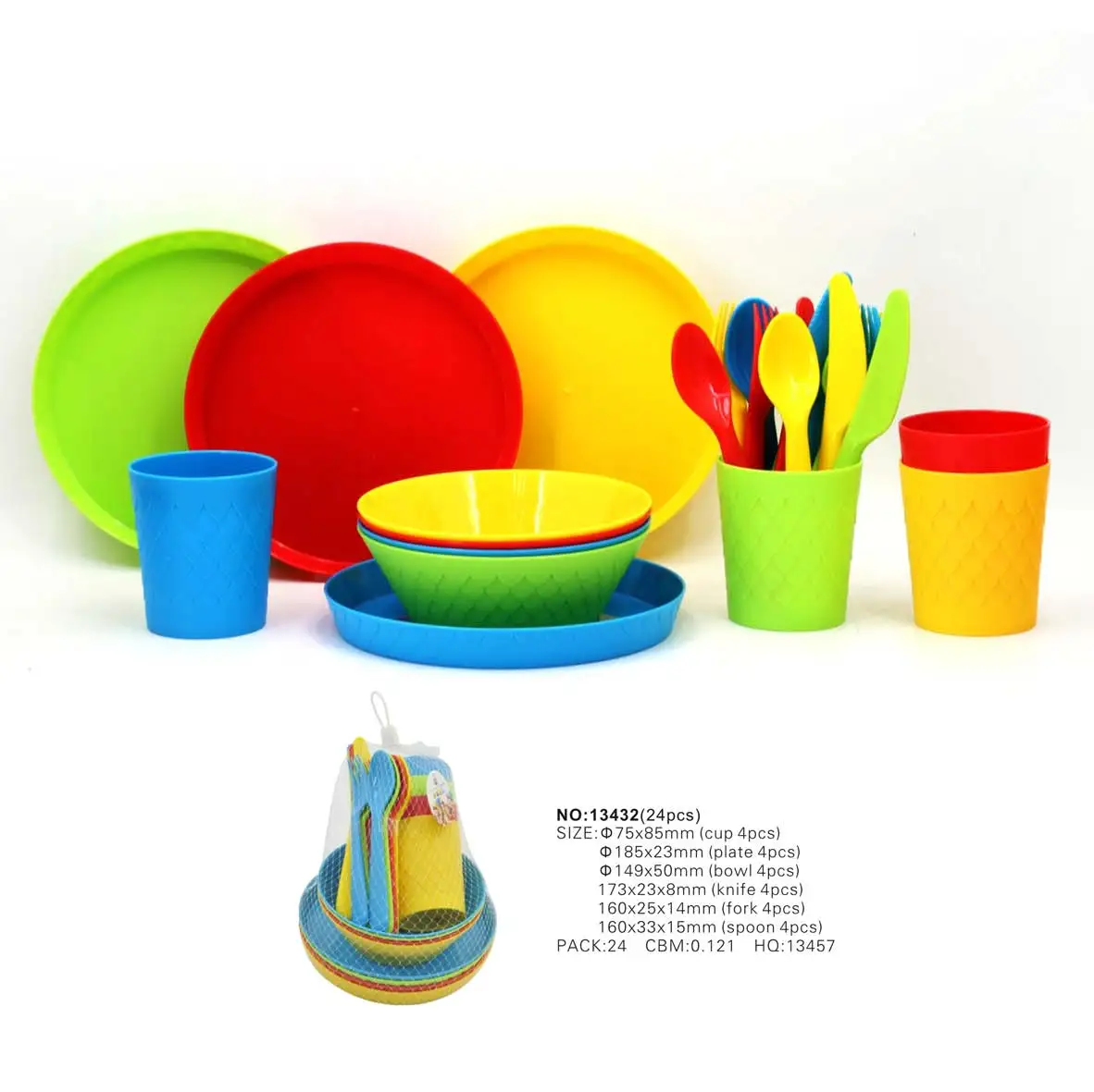 Children Baby Kids Multicolour Plastic Bowls Cup Plate Cutlery Set or Individual 