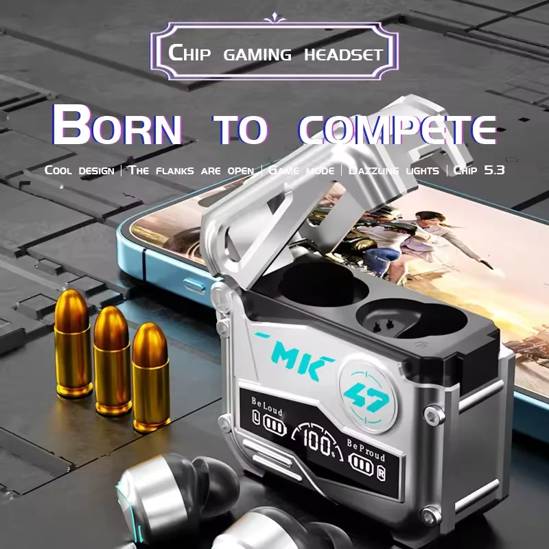 Free Headphones Samples 2024 MK47 True Wireless Earbuds