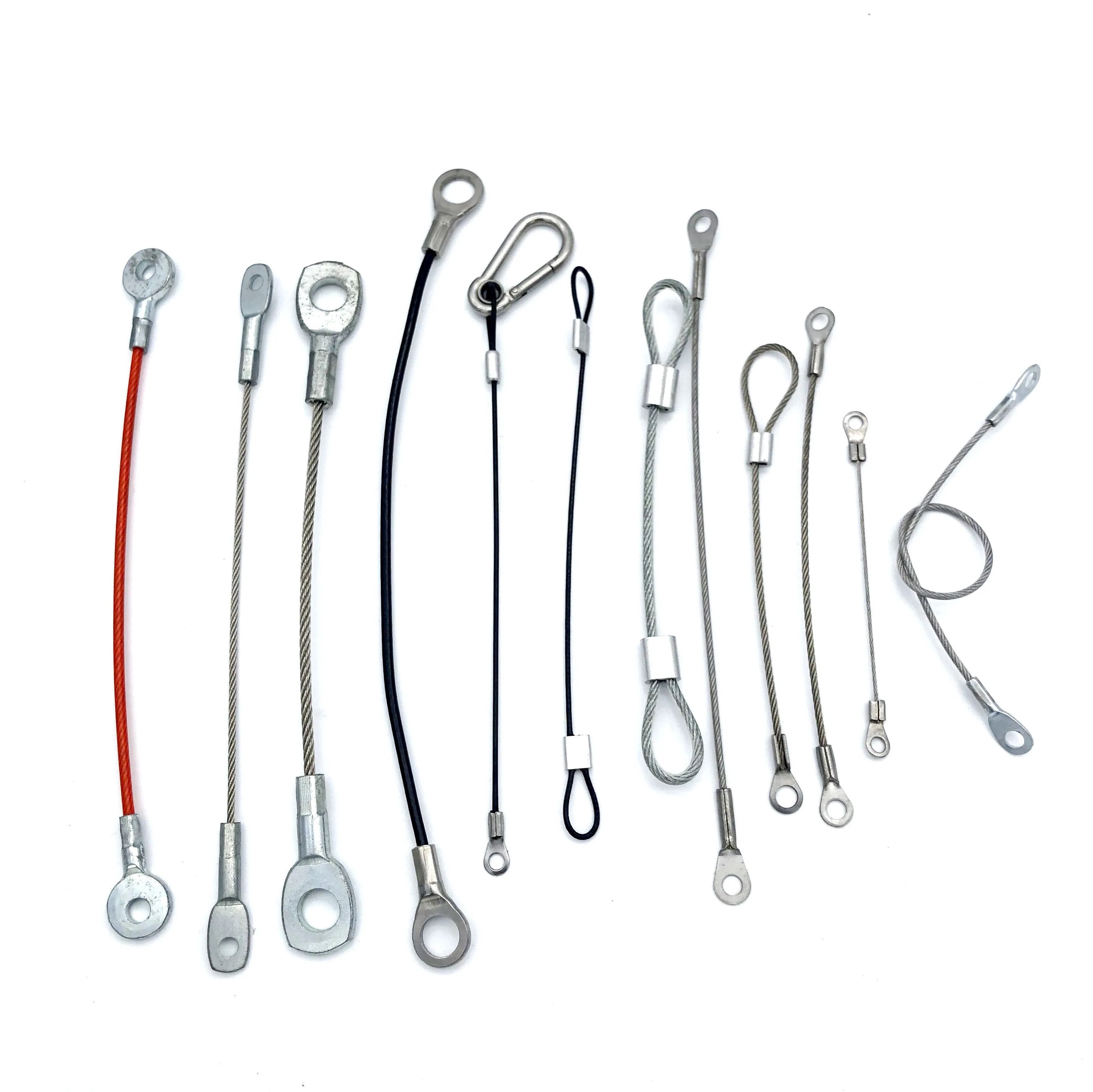 Safety Steel Wire Rope Sling Cable With Swaged End Terminals Eyelet