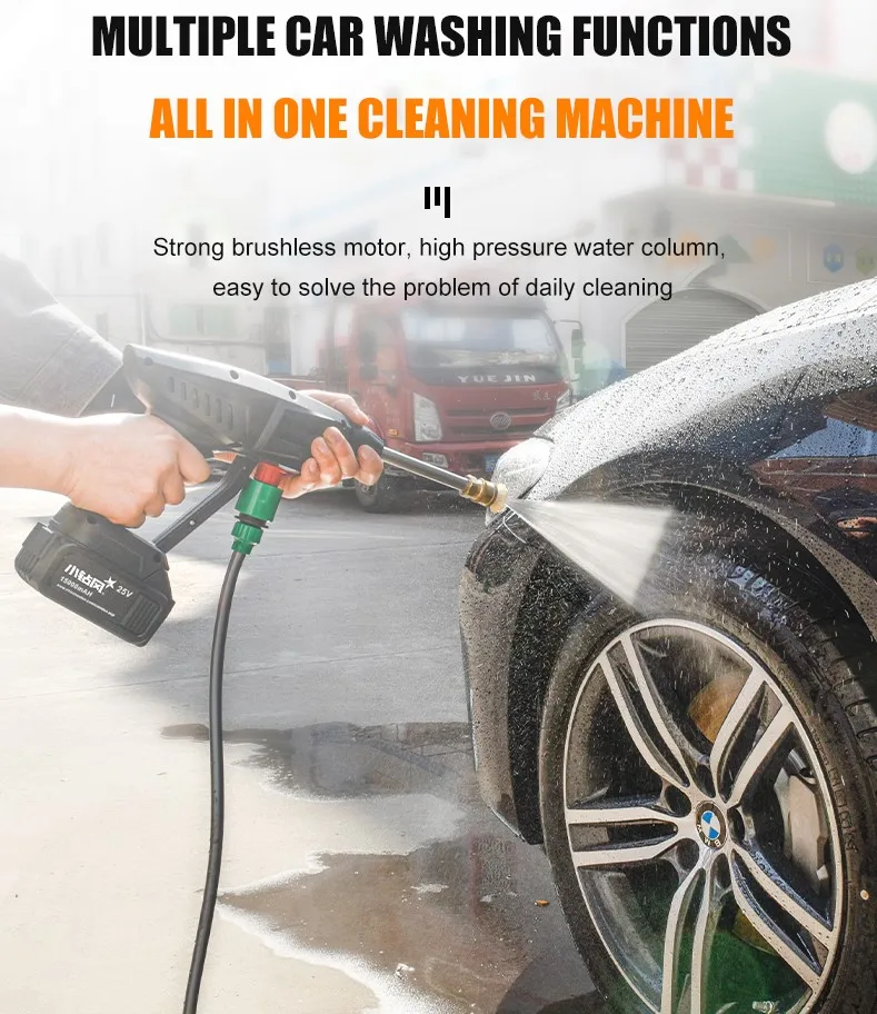 Package E 25v 30000mah Portable Wireless Lithium Battery Cleaning Water