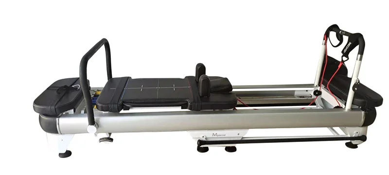 Megacore Factory Direct Commercial Pilates Reformer White Aluminium Alloy OEM Custom Studio Fitness Reformer Pilates Machine