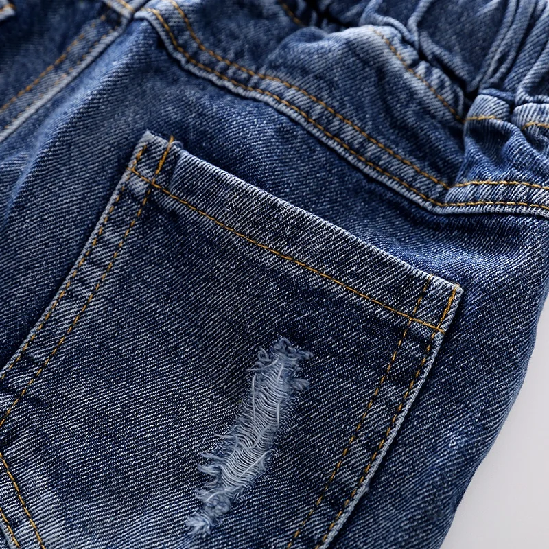 ChengXi 2019 новый дизайн, модные темно-синие брюки для малышей, джинсы для маленьких мальчиков, оптовая продажа