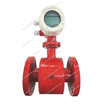 red color Electromagnetic Flow Meter