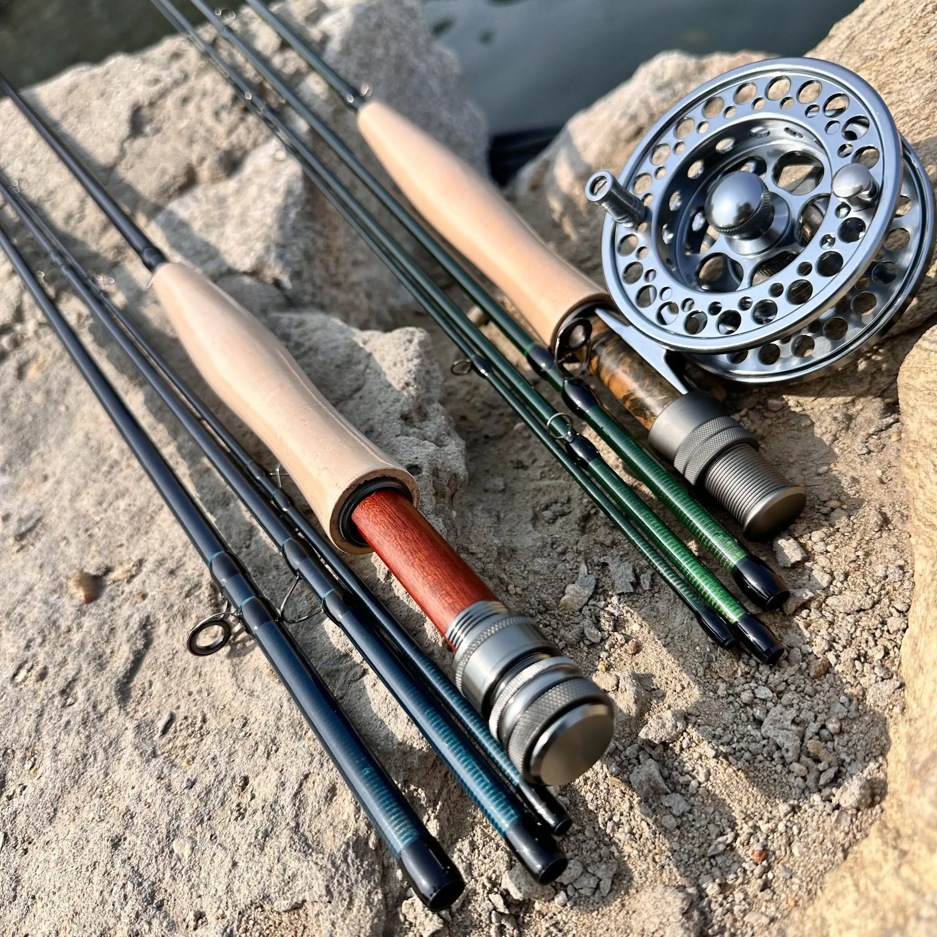 carbon fiber fly fishing rod SWIFT Epic 5wt 9'0" 590C Fintek grade carbon fiber for strength Seehoo Carbon Fiber 9ft 5wt