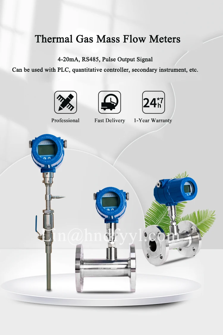 Digital Dn15 Rs485 Lcd Display Water Liquid Flowmeter Nitrogen Flue Co2 ...