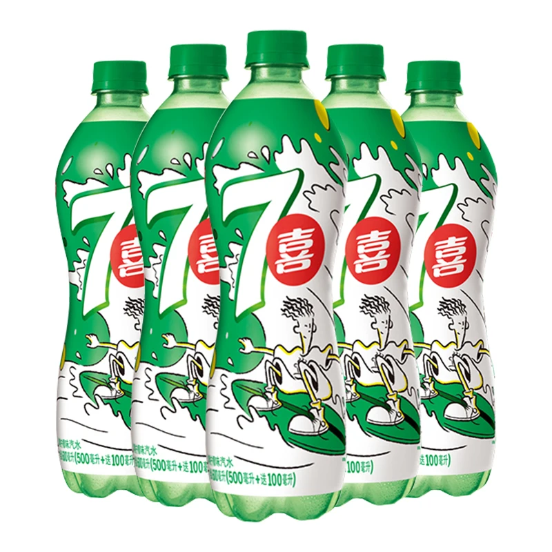 Exotic Drink 7up Soft Drink 600ml Grapefruit/lemon Flavor Soda Beverage Carbonated Soft Drink