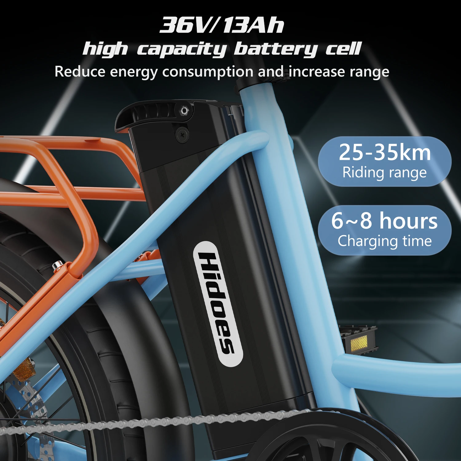 Perfection Electric City Bike with 250W Motor and 36V 13Ah Battery - 2025 Model (Hidoes C6) United Kingdom and European Union Warehouse - Image 6