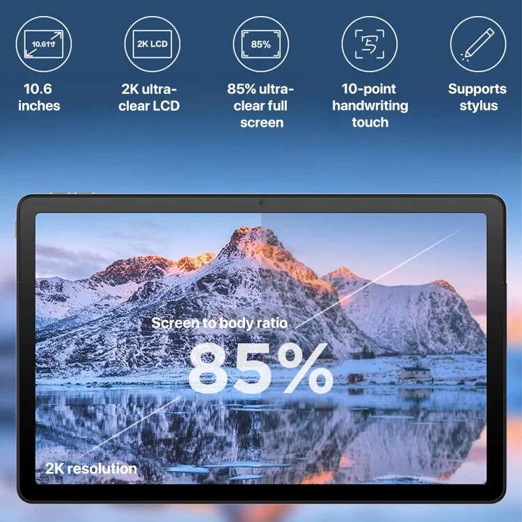 Lenovo K10 Pro 10.6インチ 4G LTEタブレット 6GB+128GB Android 12