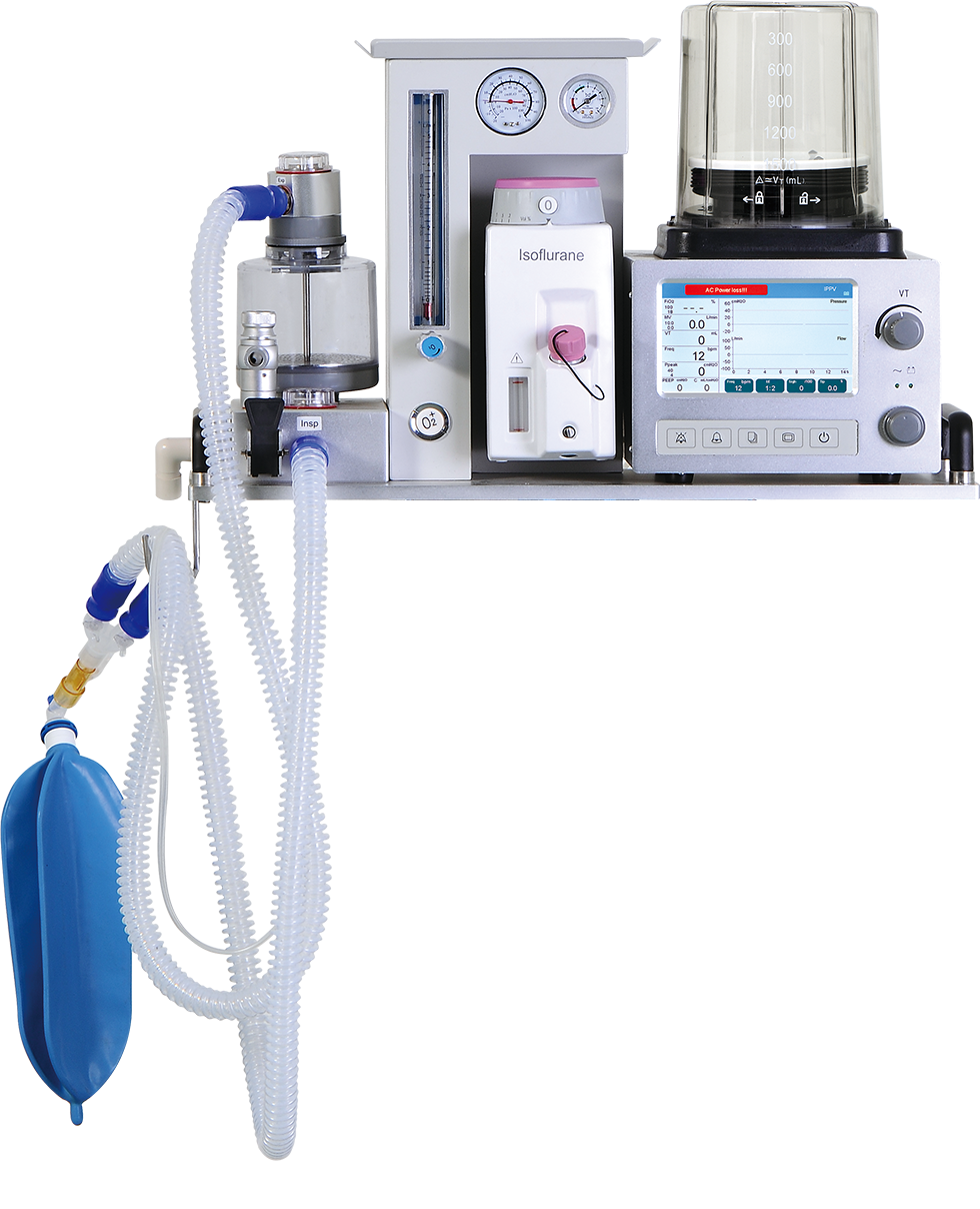 CE Approved Veterinary Anesthesia Station DM6B with 7 inch Screen