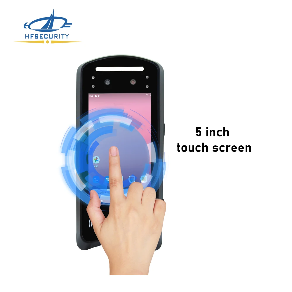 2023 HFSecurity X05 Time Attendance 4G Wifi Identification Turnstile Face Recognition  Biometric Access Control