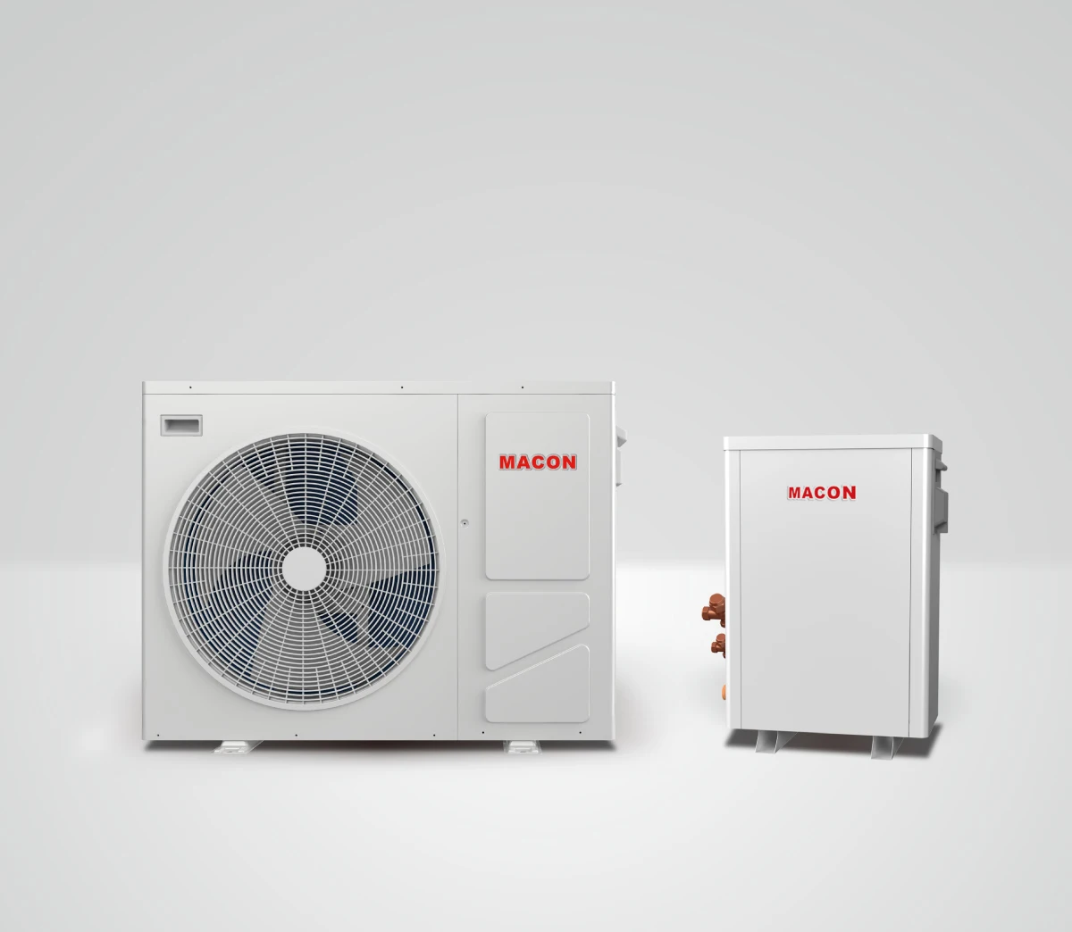Air to Water Heat Pump Macon Inverter air Source Split R32 EVI Heat Pump Water Heater 15KW Heat Pump 60HZ