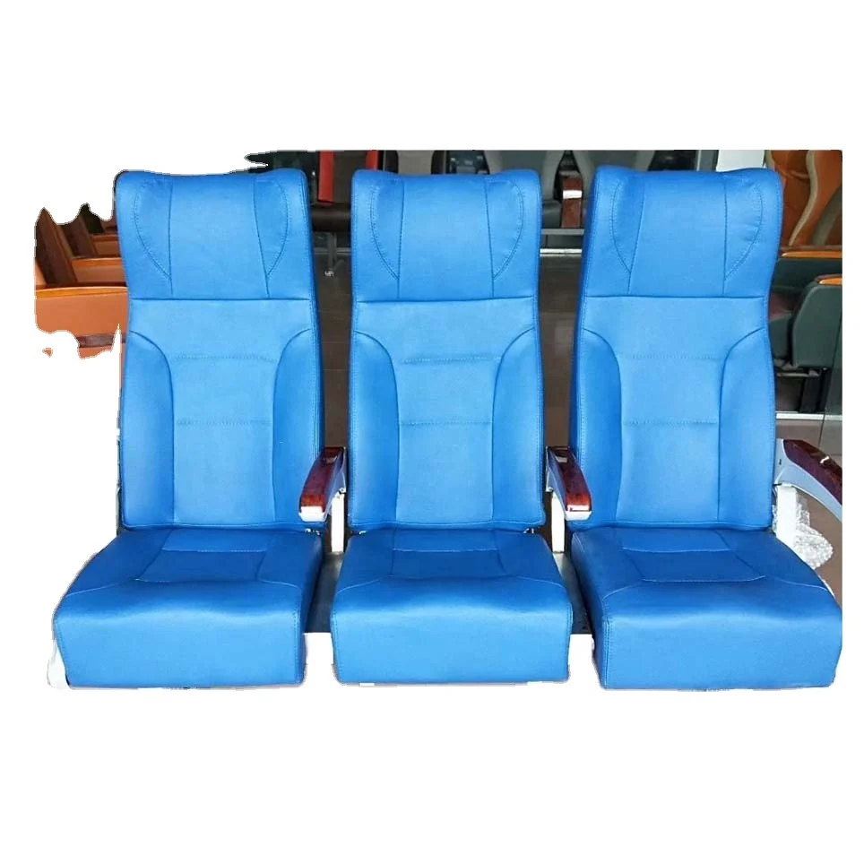 Boat Adjustable Backrest Seat Bus Side Sliding Bus Seats