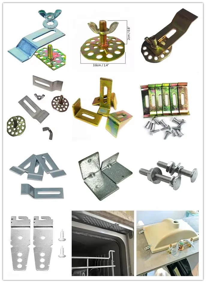 Triangle Hardware Clips HT Triangle Bracket Kitchen Sink Fixing Clips Hardware Undermount Sink ...