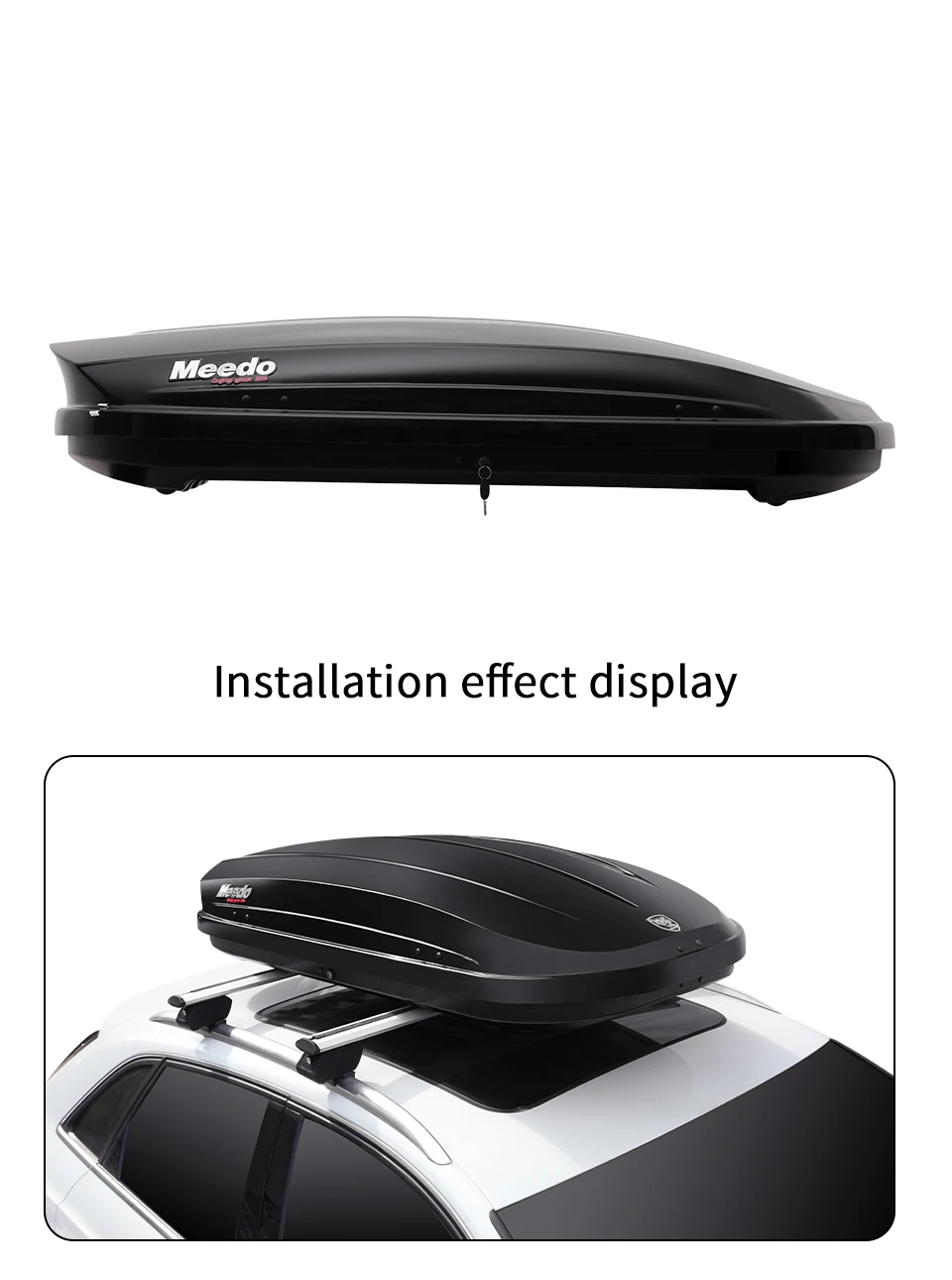 Dual Side Open Customized Logo Waterproof Car Top Roof Box Travel Car