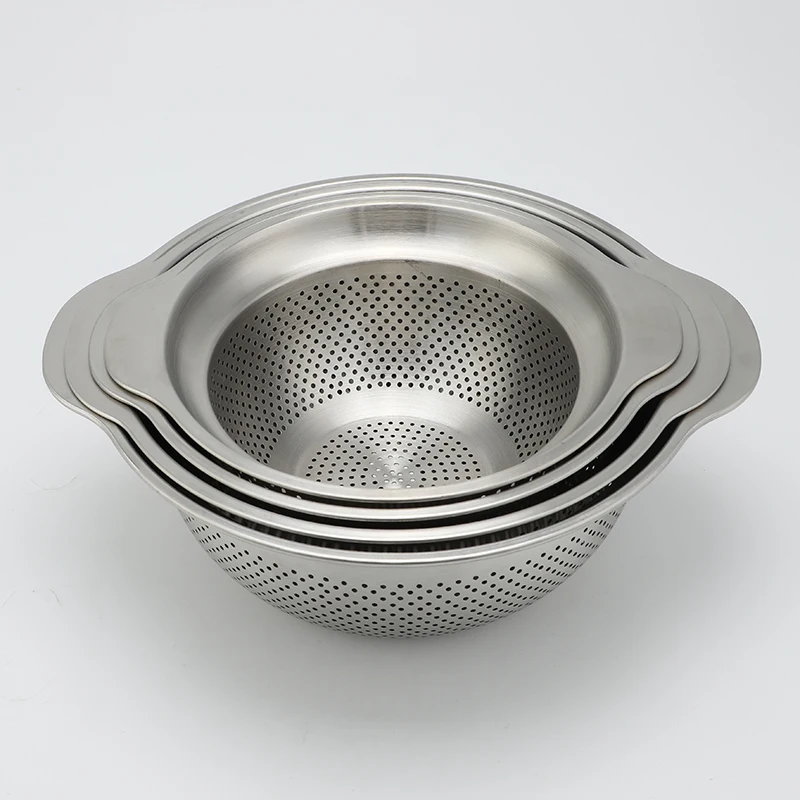 Custom Dishwasher Safe Stainless Steel Colander,Washing And Rinsing