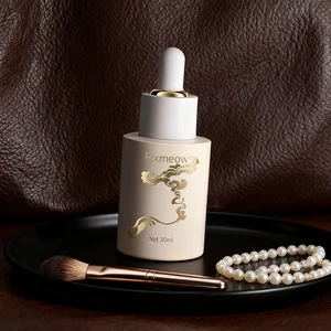 High-quality Flat-shouldered Straight-round 30ml Glass Dropper Bottle for Glass Packaging Essential Oils and Cosmetics