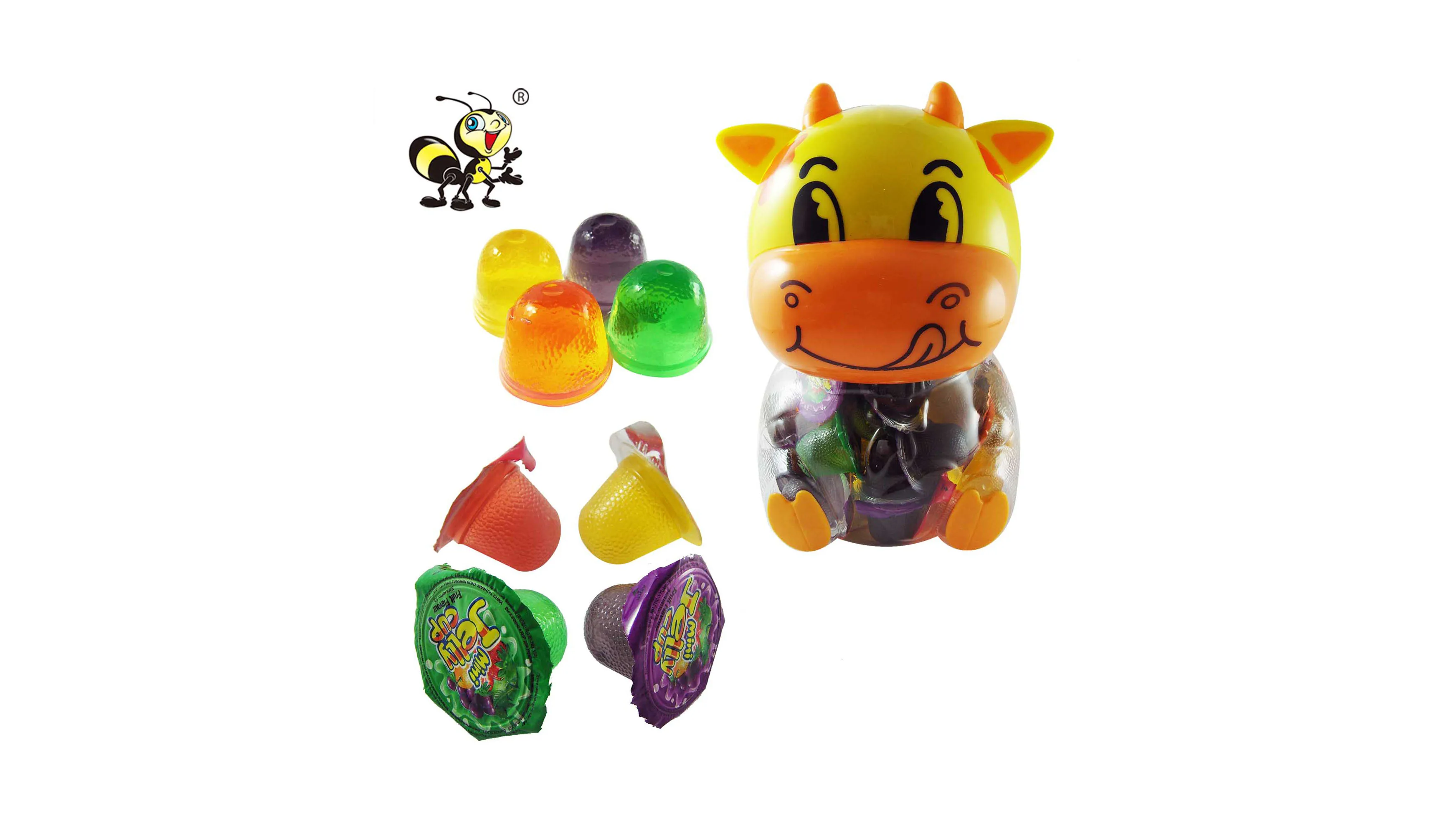 fruit candy jelly sweets cheap cup fruity bites taste gummy mini