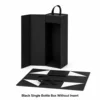 Black Single Bottle Box Without Insert