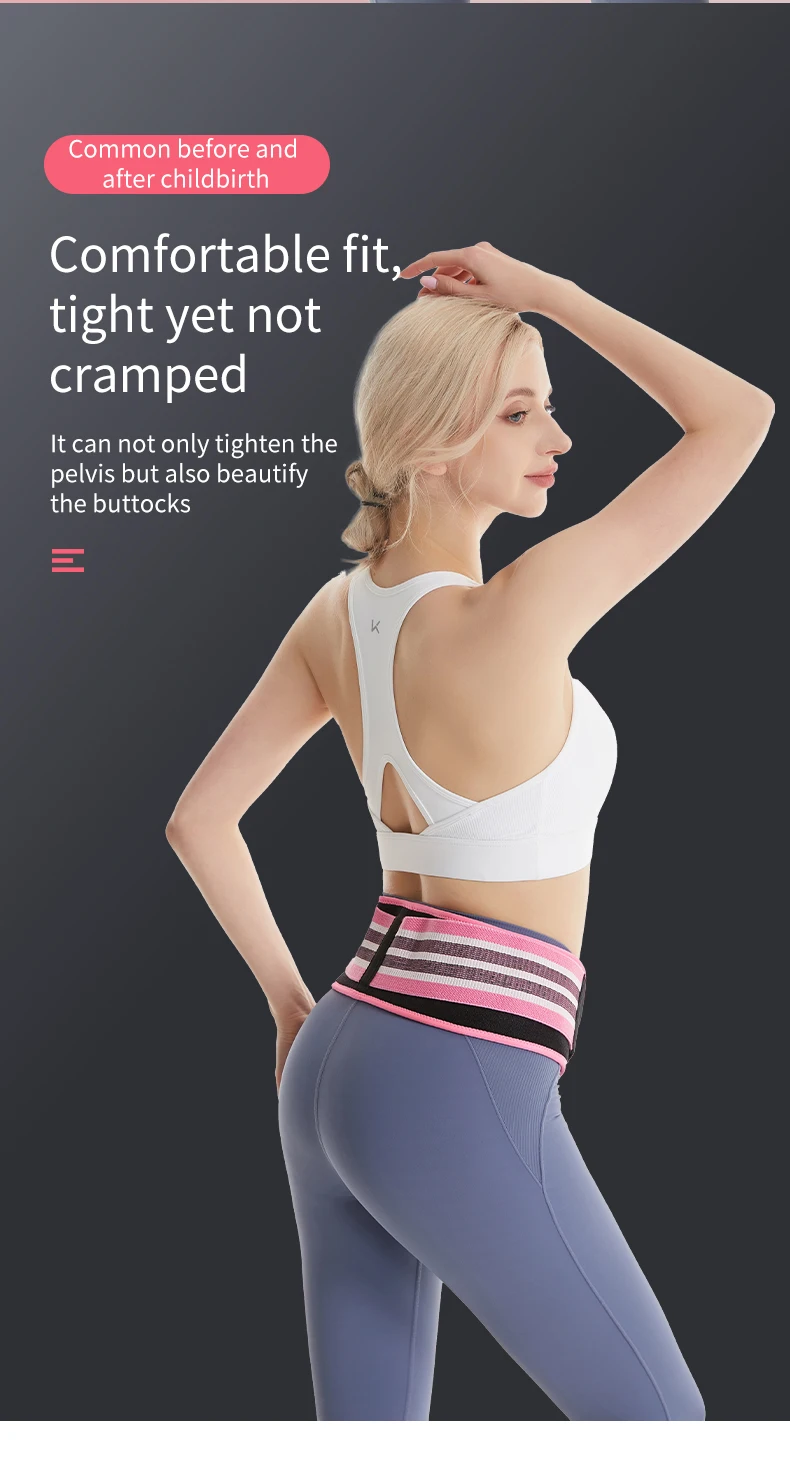 Women Waist Trimmer, Exquisite Edging And Routing Skin Friendly Waist Protection Waist Trainer Belt OK Cloth And Neoprene Material Comfortable For Sports Pink Black,All - View #4