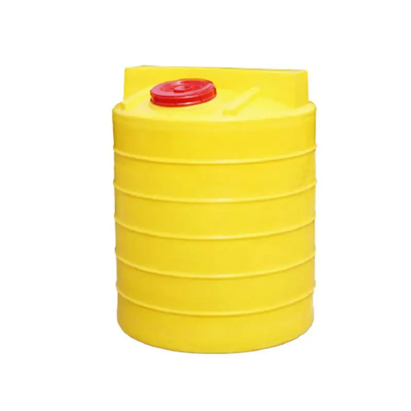200L Dosing Bucket PE Flat Bottom Plastic Mixing Bucket PAM Dissolving tank Sewage Treatment Reagent Dosing System