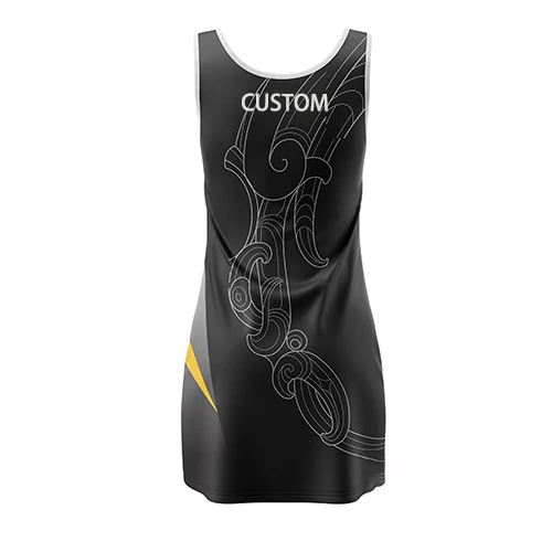 Custom Synthetic Netball Netball Uniforms Black Wear Medal Rubber Ball Cheap Netball Dress