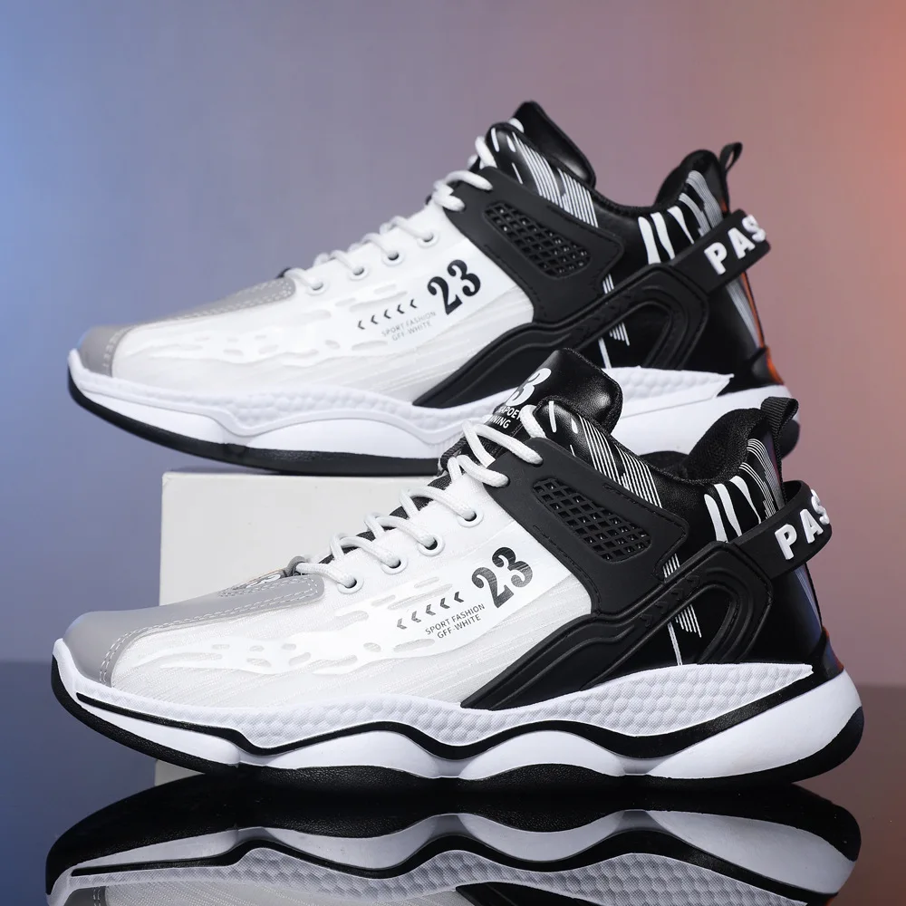 Men's casual sports shoes versatile student running shoes wholesale basketball shoes
