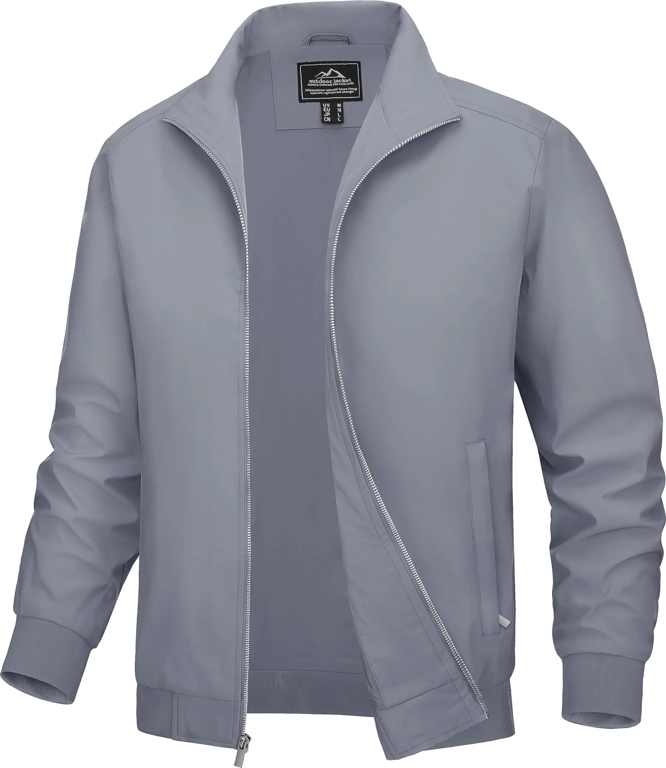High Quality Custom Logo Wind Breaker Jacket Wholesale Men Windproof  Custom Winter Spring Jacket Coats for Men