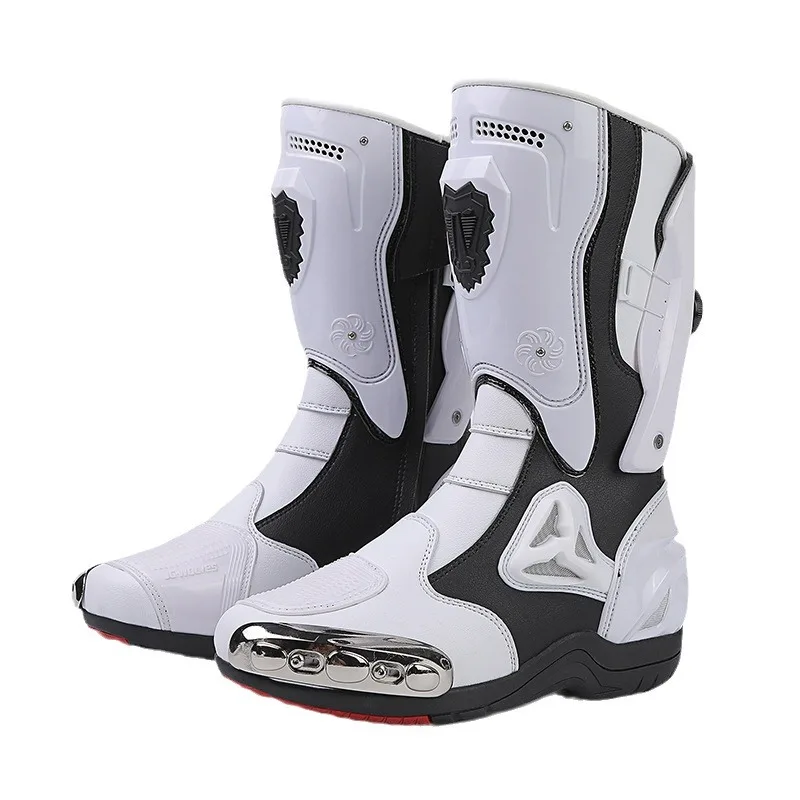 JG Wolves/Jiugulang Professional Motorcycle Cycling Boots Leather