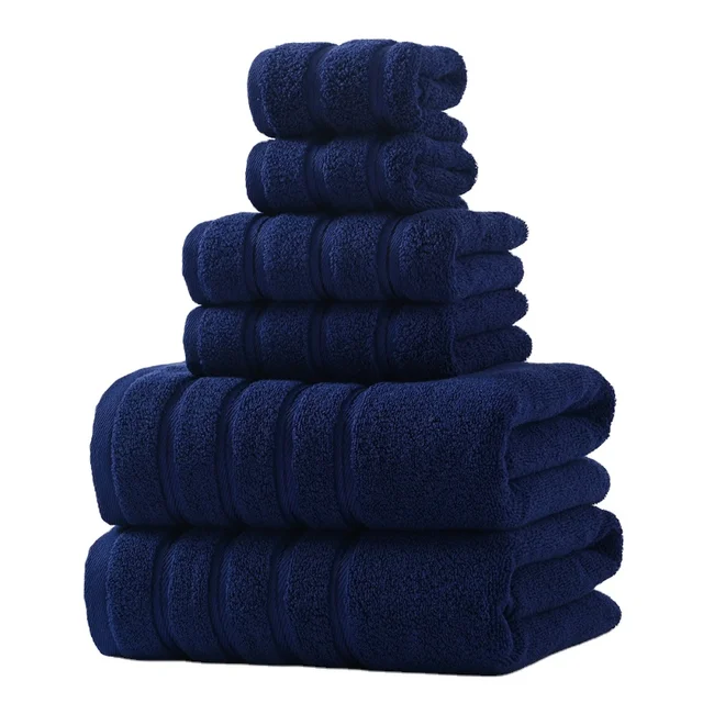 100% Cotton Bath Towel Adult Soft Absorbent Towels Bathroom Sets For Home or Hotel