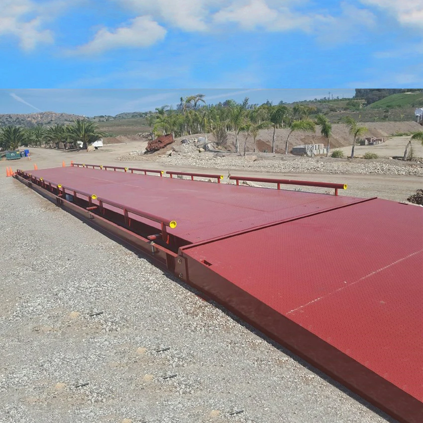 3x20m Mobile Weighing Scale 150T Capacity Heavy Duty Truck Weighbridge Industrial Weight