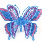 Glitter Plastic Glitter Butterfly Ornament