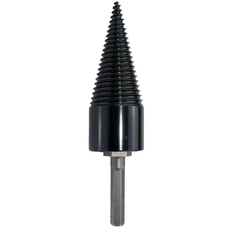 High Speed Twist Firewood Drill Bit Wood Splitter Screw Splitting Cone Driver