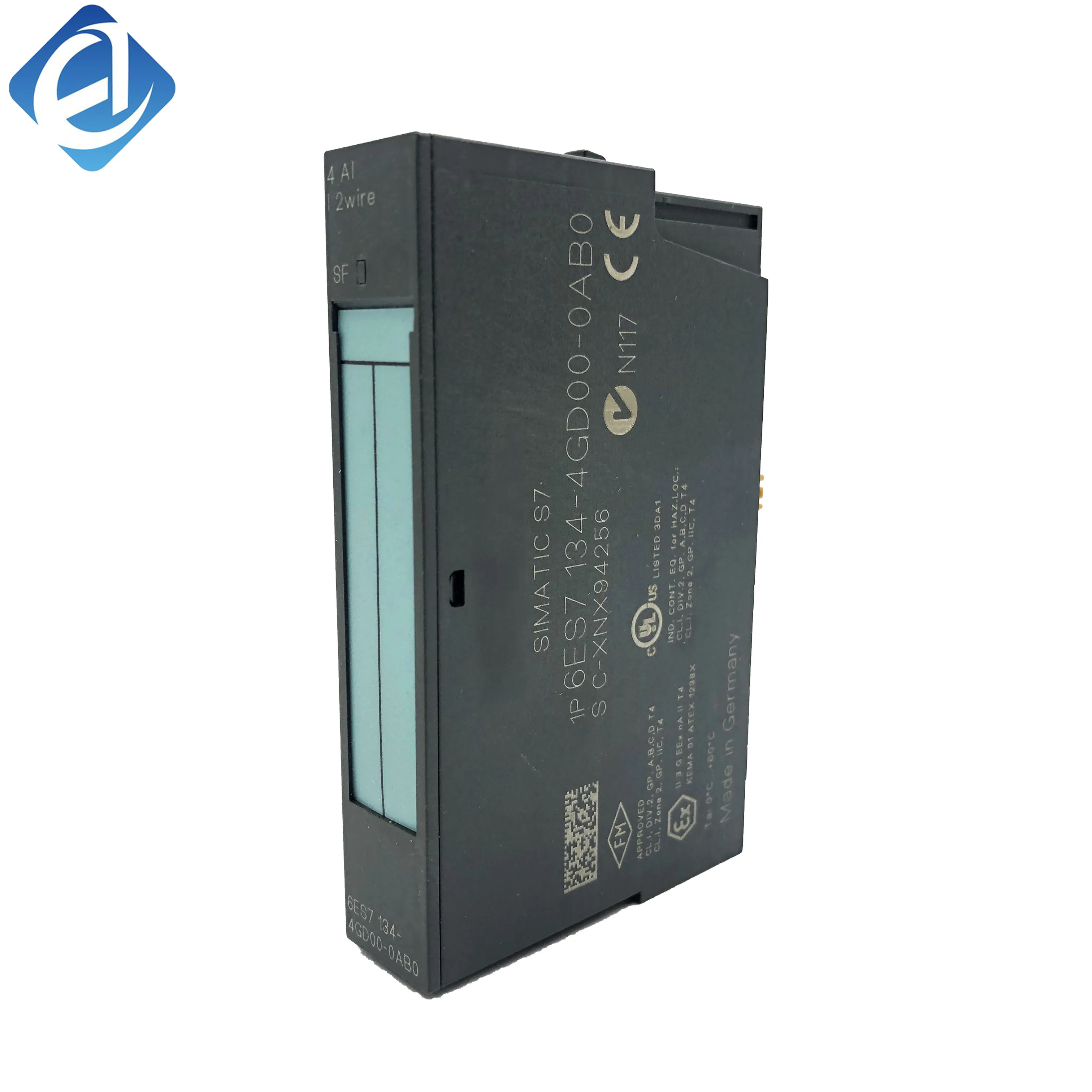 New Original 6ES7 134-4GD00-0AB0 6ES7134-4GD00-0AB0 analog input module for Siemens SIMATIC ET200S distributed I/O system. 2-channel, supports standard voltage/current signals, high precision, electrical isolation, with diagnostic functions.