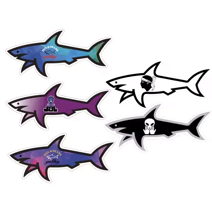 2025 Customized 3D Paul Shark Sticker Logo Wholesale