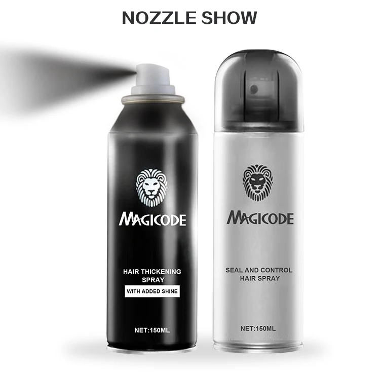 Best Hair Building Fibers Dense Spray No Smell For Hair Loss Treatment Fiber Spray With Seal And