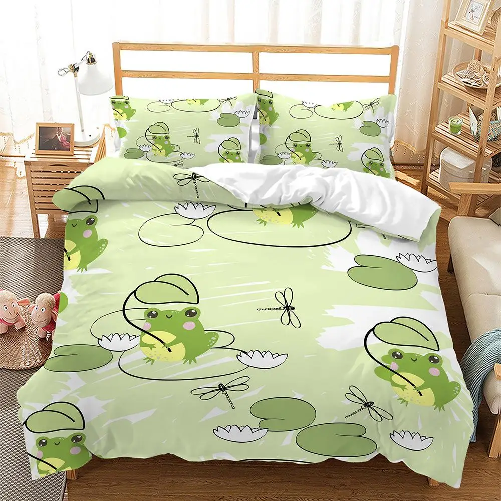 CVHOUSE Katzen-Bettwäsche-Set Queen Size – 4-teilig, Mikrofaser, Mit Süßen Cartoon-Motiven