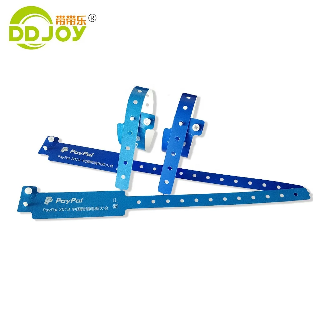 Пластиковый/бумажный/композитный браслет с логотипом на заказ для фестивалей и вечеринок